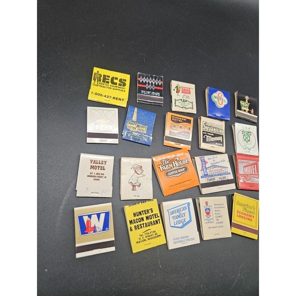 Lot Of 20 Vintage Matchbooks